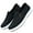 Black, variant on Woobling Men Loafers Slip On Casual Shoes Classic Flats Lightweight Boat Mens Non-Slip Comfort Black 8.5
