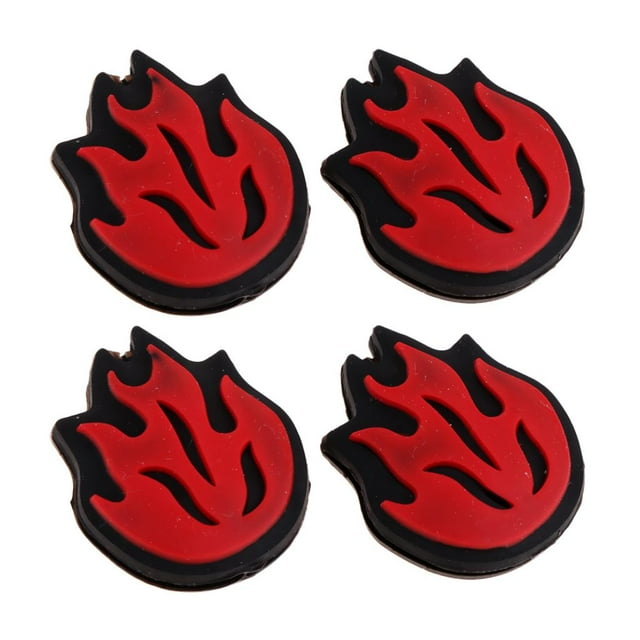 Amortiguadores de Silicona para Raquetas de Tenis Sharpla 4 Piezas A Prueba de Golpes Rojo