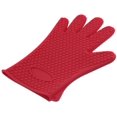 thumbnail image 2 of 1 Count Solid-Color Heart-Shaped Silicone Glove, Kitchen Cooking/Barbecue/Oven Gloves(Red), 2 of 5