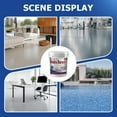 thumbnail image 5 of Epoxy Colored Sand Floor Paint, Louis Forest Epoxy Floor Paint, Epoxy Colored Sand Self Leveling Coating, High Gloss Marble Effect Garage Coating (Cream Yellow), 5 of 6
