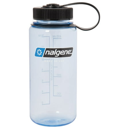 16 Oz Nalgene Water Bottle - Nalgene 16 oz Tritan Wide Mouth Water Bottle - Tuxedo Blue/Black