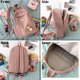 thumbnail image 4 of Mochila de pana a rayas para mujer, Bolsa Escolar para adolescentes, niñas y niños, bolsa de moda Harajuku de lujo, paquete de libros para estudiantes, 4 of 5