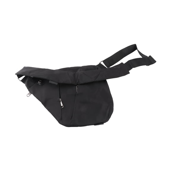 YAHHU Slim Crossbody Backpack – Lightweight Oxford Chest Bag with Multiple Pockets, Reflective Strap, Ideal for Hiking, Cycling, and Daily Use