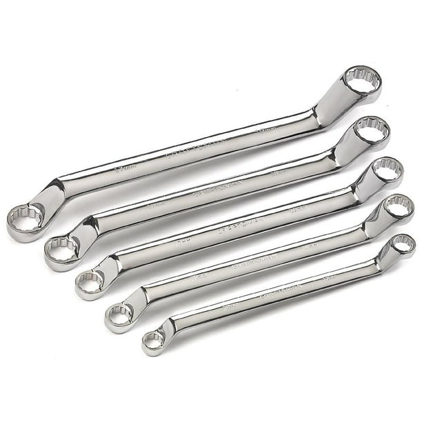Craftsman Wrench 5 pc. Metric Full Polish 12 pt. Deep Offset Box End