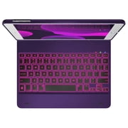 typecase Keyboard Case for 9.7 inch iPad 6th & 5th Gen, Air 2 & Air 1, Thin & Light, 360 Rotatable, Wireless/BT, Backlit 10 Color, 9.7 inch Keyboard Case (Voilet)