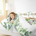 thumbnail image 3 of Feelyou Jungle Animal Party Full Size Comforter Sets, Giraffe Lion Elephant Bedding Comforter Set, Cute Wildlife Bedding Sets, Microfiber Room Decorative, 3pcs, 3 of 8