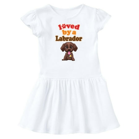 

Inktastic Labrador Chocolate Lab Gift Baby Girl Dress