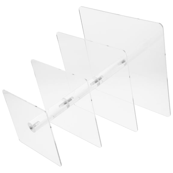 MLINS Acrylic Cupcake Stand 4 Tier Clear Cake Stand Dessert Holder Display Serving Tray Holder