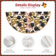 thumbnail image 3 of Rateoe Snake And Rose Pattern Christmas Tree Skirt with Ties , Christmas Tree Decorations, Farmhouse Christmas Decor Xmas Holiday Decorations-48", 3 of 6