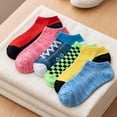thumbnail image 4 of Colorfut Women's 20 Pairs Colorful Patterned Low Cut/No Show Socks WL39-AB, 4 of 5