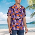 thumbnail image 3 of Fotbe Halloween Black Cats Camisa Hawaiana para Hombre Unisex – Camisa Casual de Verano con Botones de Manga Corta de Algodón y Lino,3X-Large, 3 of 7