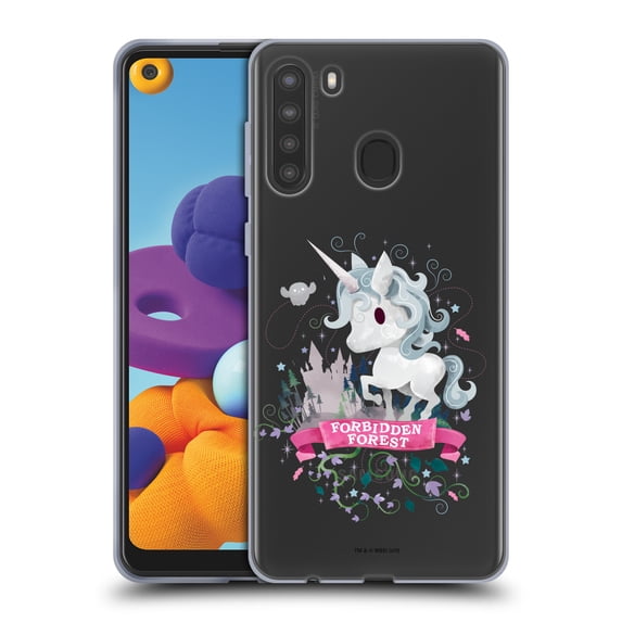 Head Case Designs Officially Licensed Harry Potter Deathly Hallows II Unicorn Soft Gel Case Compatible with Samsung Galaxy A21 (2020)