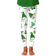 thumbnail image 4 of Tiijoy St. Patrick's Day Tights for Girls Kids Comfy Stretch Athletic Leggings, Sizes 1-12, 4 of 4
