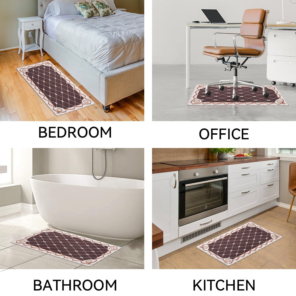 Ray Star Cushioned Kitchen Mat 19.7''x47.2'',0.31 Inch Thick Kitchen Matt for Standing