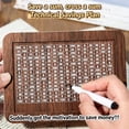 thumbnail image 3 of Alcancias De Dinero para Adultos, 10000 Savings Challenge Box, Wooden Money Saving Piggy Bank with Counting Target, Reusable Cash Vault for Adults, Sustainable & Reusable, 3 of 7