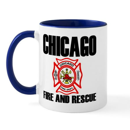 

CafePress - Chicago Fire Department Mug - 11 oz Ceramic Mug - Novelty Coffee Tea Cup