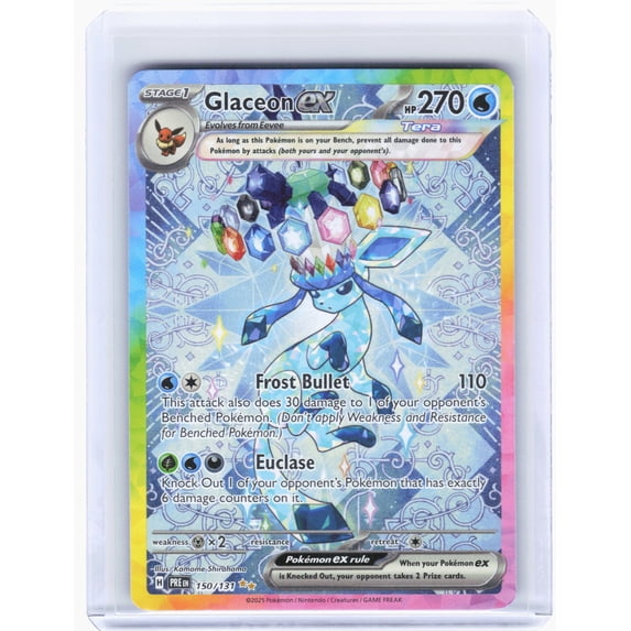 Prismatic Evolutions Glaceon ex Holo Special Illustration Rare #150/131