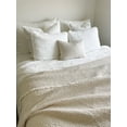 thumbnail image 2 of Cool Cotton Beige Waffle Weave Pillow 14x20 Down Alternative / Beige, 2 of 6