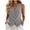 Gray, variant on V Neck Button Front Corduroy Vest Top Solid Casual Layering Waistcoat for Women Spring Fall Daily Office Wear S-XXL