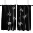 thumbnail image 5 of Lycoris Flower Black Curtains for Living Room Bedroom Curtains Kitchen Curtains for the Kids Room Window Treatments Drapes, 5 of 7