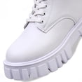 thumbnail image 4 of Botas de Combate para Mujer con Cordones y Cremallena, Plataforma Gruesa con Suela de Lengüeta Mayor Altura, 4 of 7