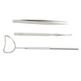 thumbnail image 6 of 3pcs Lash Lift Tools Stainless Steel Eyelash Separator Mirror Tweezers Set for Lash Extension Silver, 6 of 8