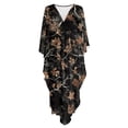thumbnail image 6 of XYZCANDO Women Kaftan Dresses Plus Size V-Neck Batwing Sleeves Beach Cover Up Black Camo Hunting Caftan Dress Swimsuit Coverup for Women Bathing Suit Coverups Swim Cover Up Beach Wear, 6 of 7