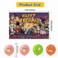 thumbnail image 3 of 32 Pcs For Hey Arnold Theme Birthday Party Decorations and Supplies Set – Includes 1 Backdrop, 1 Cake Topper, 12 Cupcake Toppers, and 18 Balloons for Festive Celebrations, 3 of 5