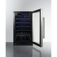 thumbnail image 5 of 18" wide ADA compliant wine cellar for built-in or freestanding use, with digital controls, lock, and LED lighting, 5 of 5