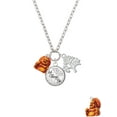 thumbnail image 2 of Delight Jewelry Resin Laughing Buddha Let Things Go Fall Zoey Charm Necklace, 28", 2 of 4