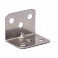 thumbnail image 2 of Soporte de esquina de soporte de estante de acero inoxidable para montaje en madera Código de ángulo de trabajo pesado Ángulo recto, 38 mm x 31 mm x 1,5 mm (grueso) (8 piezas), 2 of 4
