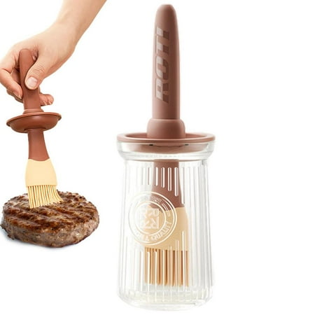 

Oil Bottle With Silicone Brush Food Brush For Basting 200ml Oil Bottle Kitchen Cooking Baking BBQ Grill Vinegar Turkey Basting Pastry Brushes Mother s Day Gift beautifully