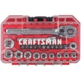 thumbnail image 3 of Juego de enchufes CRAFTSMAN Drive de 1/4 pulgadas de 24 piezas con estuche de almacenamiento, 3 of 5