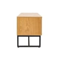 thumbnail image 4 of Mueble para TV Minimalista de Melamina 150x40cm Mundo In Centro Entretenimiento Xelha Roble, 4 of 9