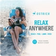 thumbnail image 2 of Ostrich la Chaise de Plage Portable de Luxe pour Randonneur avec Sac Isotherme, Bleu Pâle, 2 of 13