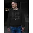 thumbnail image 2 of Zodiac Smiley Signs - Astrological Horoscope Emoji Men's Sweatshirt, 2 of 4