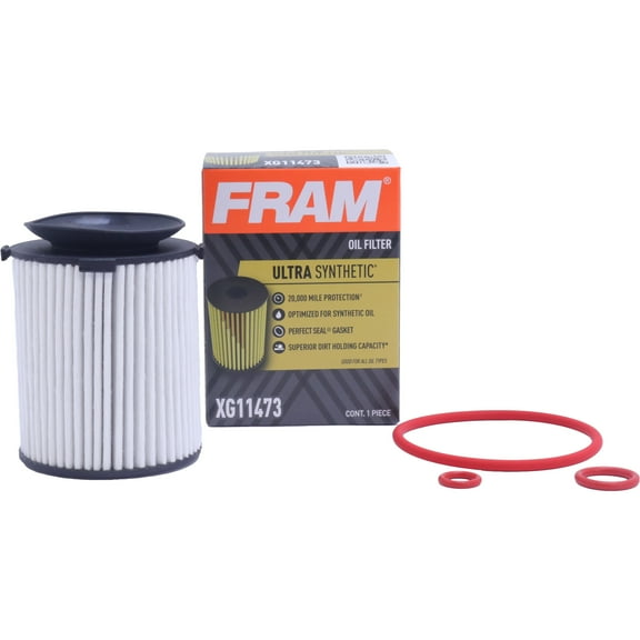 FRAM Ultra Synthetic Oil Filter, XG11473, 20K mile Filter for Select Infiniti and Mercedes Vehicles
