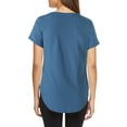 thumbnail image 2 of Ma Croix Womens Lightweight Hipster Round Bottom Short Sleeve Athletic Yoga Tunic T Shirt, 2 of 6