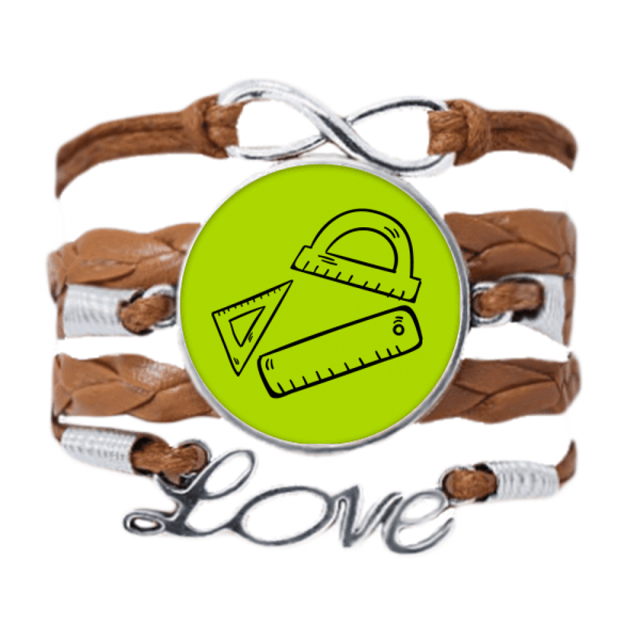 Pulsera de cuero Negro trenzado pulsera de cuerda de amor Unbranded M
