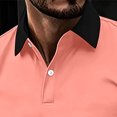 thumbnail image 5 of Asxite Men Plus Size Fall Winter Tops Collared Long Sleeve Solid Breathable Loose Sport Shirts, 5 of 7