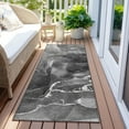 thumbnail image 6 of Addison Rugs Chantille Indoor/Outdoor Contemporary Watercolors Gray Washable Runner Rug, 2'3" x 7'6", 6 of 6