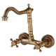 thumbnail image 4 of Grifo mezclador de cocina de montaje en pared, grifo para lavabo de baño, para caravana, hogar, lavandería alto, 4 of 7