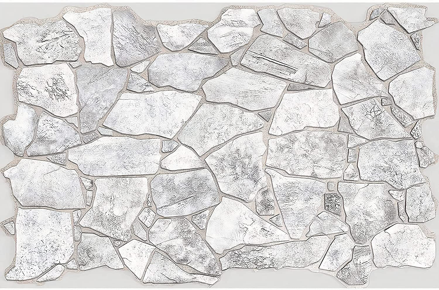 RetroArt 3D Wall Panels, Wild Grey Stone, PVC, 244WG Walmart Canada