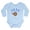 Sky Blue, variant on - 2030 Class Graduate Long Sleeve Infant Bodysuit - Long Sleeve Cotton Baby Bodysuit