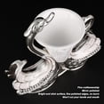 thumbnail image 4 of Juego De Cuchara De Cena Decorativa, Juego De Vajillas De Forma De Cisne Exquisito Con Elegante Soporte De Cuchara Con 6 Cucharas Para Frutas De Café., 4 of 7