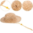 thumbnail image 2 of Sombrero de paja para niños, sombrero de ala ancha para niños, decoración de fiesta, accesorio de fotografía, sombrero de paja, sombrero con protección solar, 2 of 4