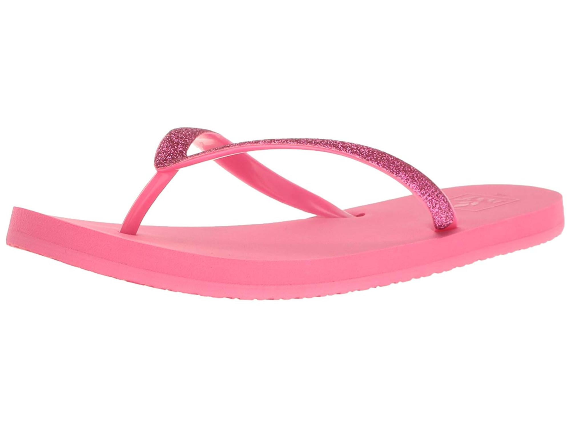 Reef Girls Little Stargazer SlingBack Sandal Hot Pink Glitter Toddler ...