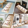 thumbnail image 5 of Easter Bunny Eggs 2'x6' Runner Rugs for Hallway Kitchen Bedside Non Slip, Spring Tulips Rustic Rabbits Colorful Plaid Entryway Rug Runners with Rubber Backing, Long Carpet Runner for Laundry Room, 5 of 8