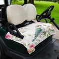 thumbnail image 2 of Golf Cart Seat Covers for 2 Seater,Farmhouse Flower Microfiber Cart Seat Towel Blanket,Country Bird Plant Spring Summer Absorbent Breathable Non Slip Bench Seats Protector for Golf Course 51"x31", 2 of 9