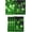 St. Patricks Day 1, variant on Christmas Placemats Set of 6 Christmas Monogram Wreath Tartan Plaid Placemat Table Place Mats for Dining Kitchen Table Easy to Clean Washable 12" x 18"
